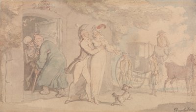 Das Mausoleum von Thomas Rowlandson